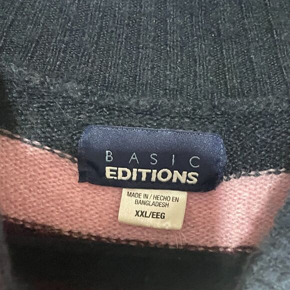 Cozy Oversized Colorful Striped Sweater - Picture 7 of 13